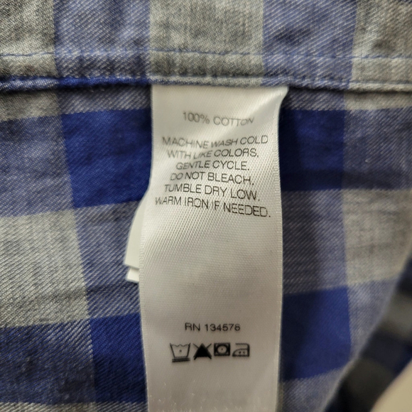 Vineyard Vines Checkered Slim-Fit Whale Shirt Size XL Men's Excellent Condition - Picture 8 of 8